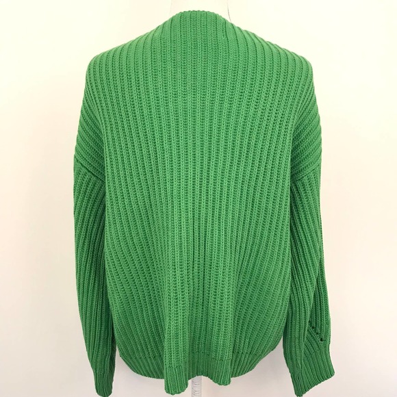 NWT Code X Mode Knit Green Cardigan Sweater - Picture 7 of 12